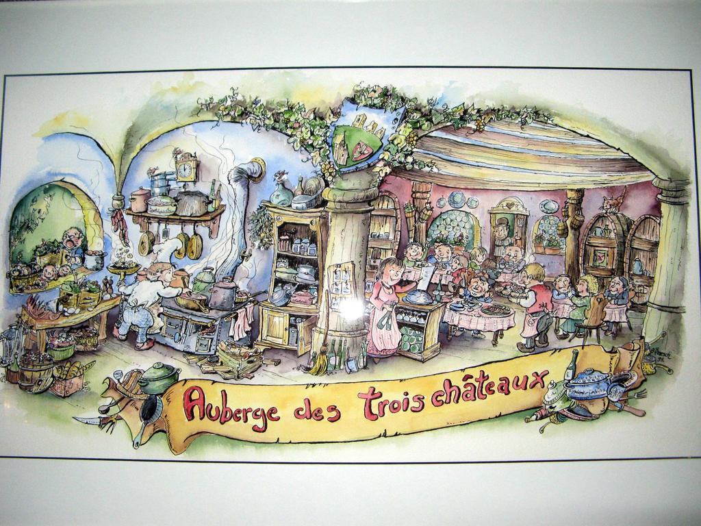 Auberge des Trois Châteaux Eguisheim Exterior foto