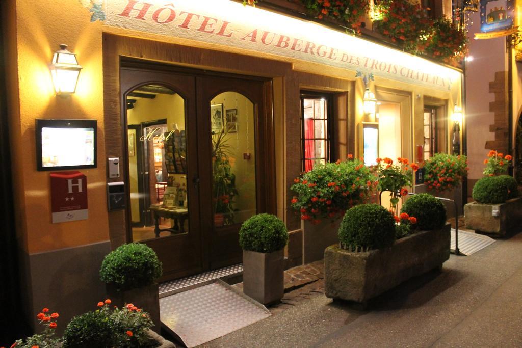 Auberge des Trois Châteaux Eguisheim Exterior foto